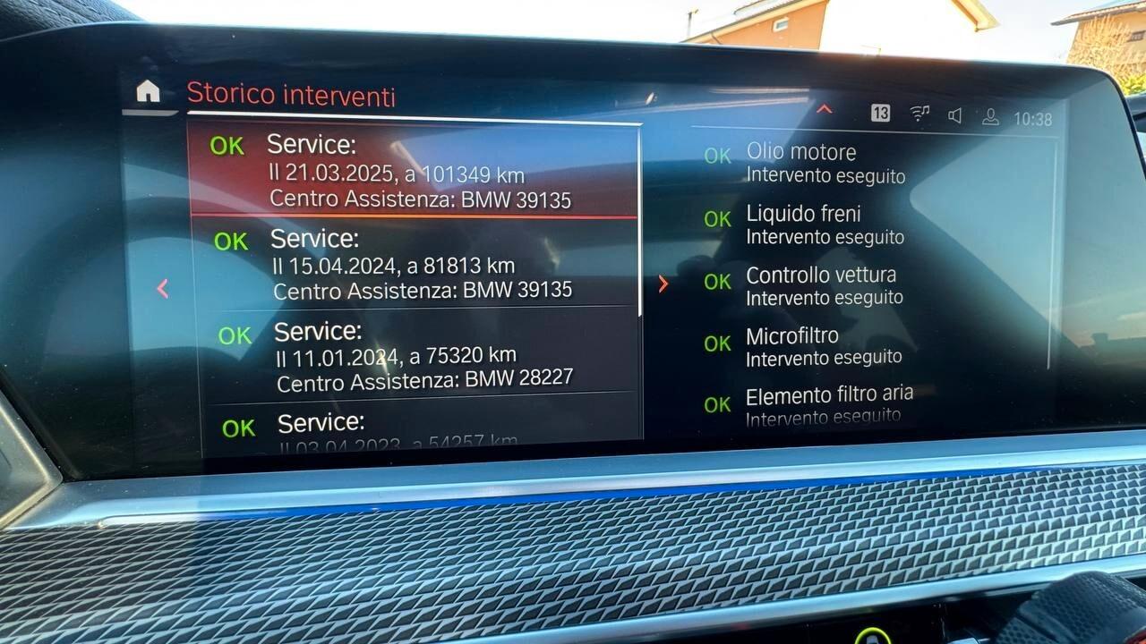 Bmw X5 xDrive30d 48V Msport Tettuccio apribile e panoramico Telecamera 360°