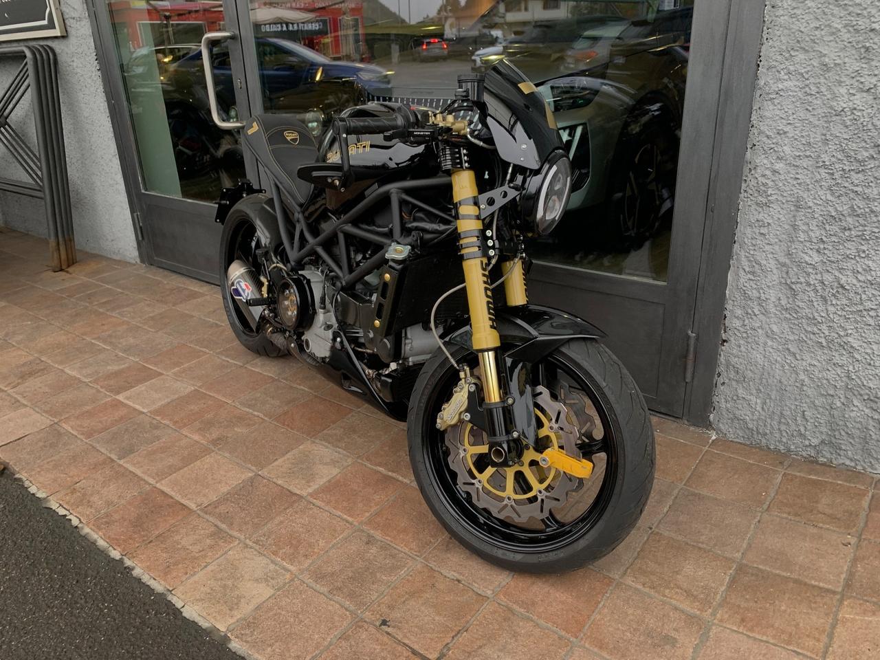 Ducati Monster S4R PARAFANGO CARBONIO PEDANE SPORTIVE