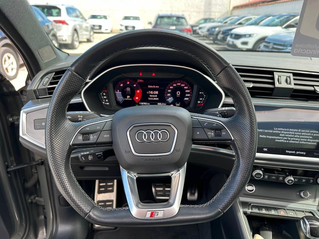 Audi Q3 Sportback S-Line 2.0 TDI 200cv quattro S tronic