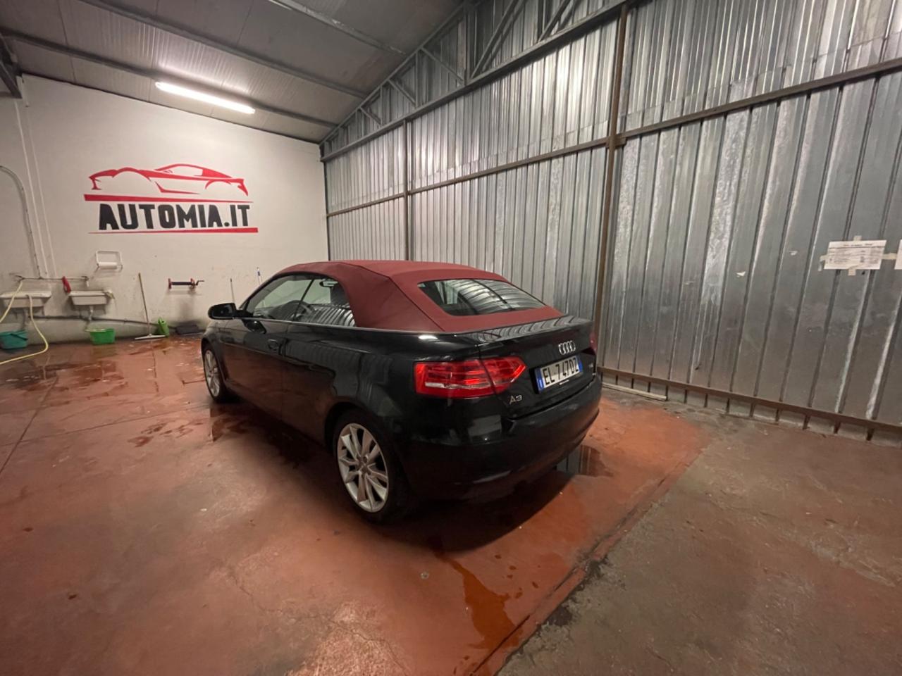 Audi A3 Cabrio 2.0 TDI F.AP. Cappotta rossa