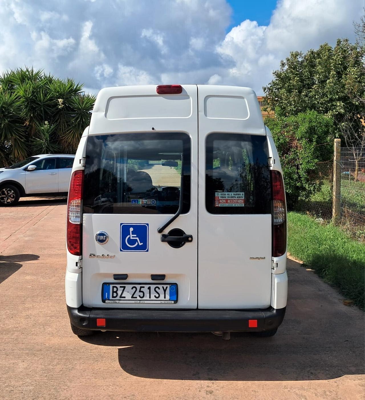 Fiat Doblo 1.9 Mjt TETTO ALTO TRASPORTO DISABILI UNIPRO