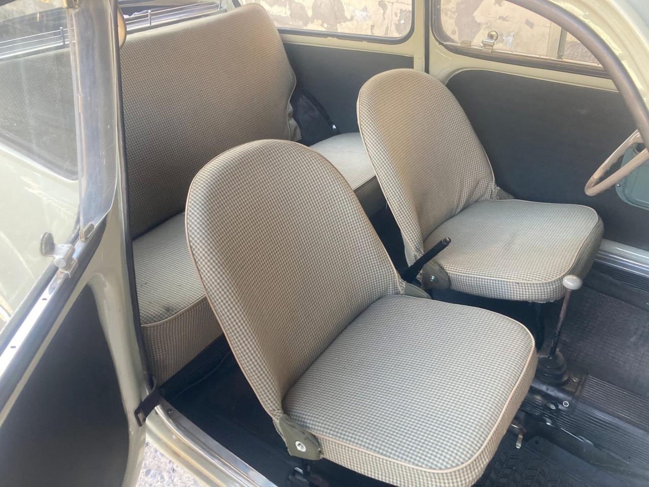 Fiat 600 Prima serie vetri scorrevoli - 1956