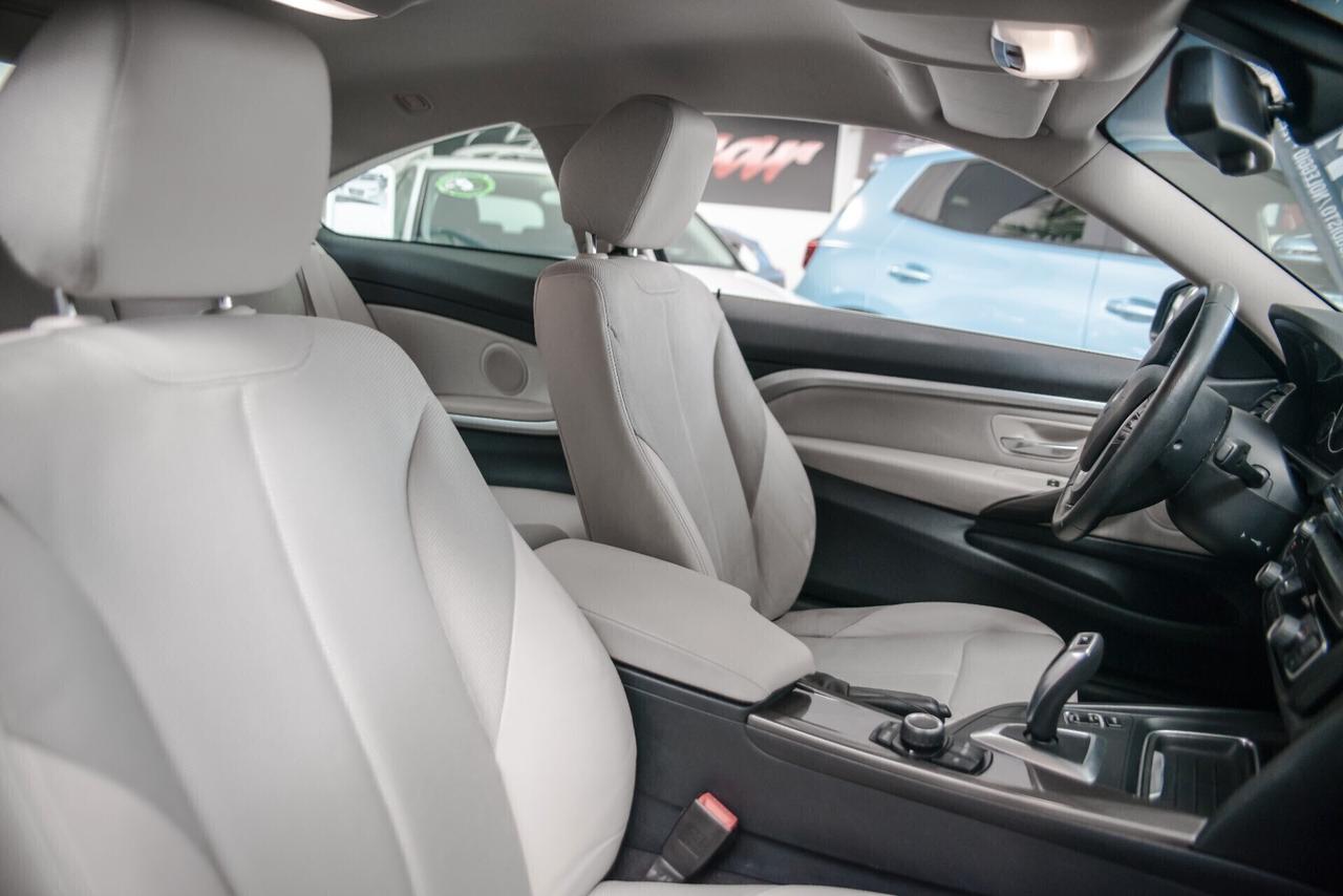 BMW 420 D 184 CV COUPE' MODERN AUTOMATICO CERCHI PELLE TESSUTO