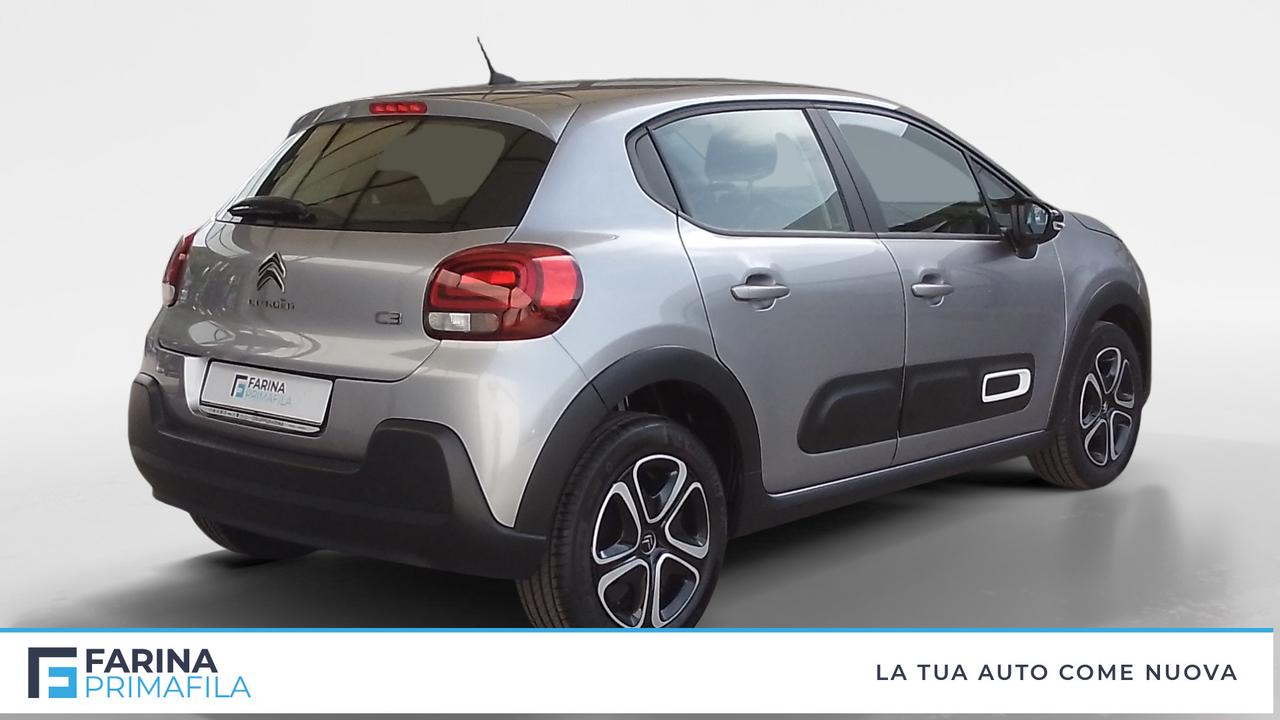 CITROEN C3 1.2 puretech Plus s&s 83cv neopatentati