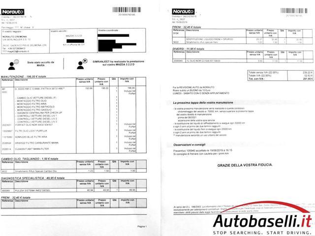 MAZDA 3 2.2 D EVOLVE - EVOLVE PACK 150 CV XENO LED