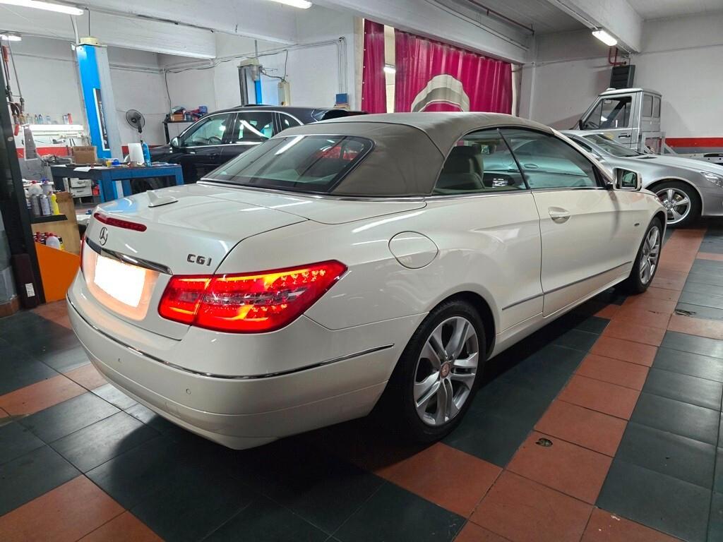Mercedes-benz E 250 CGI Cabrio BlueEFFICIENCY Avantgarde BOOK SERVICE