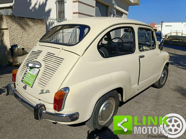 FIAT 600 D FANALONA LIBRETTO E TARGHE ORIGINALI