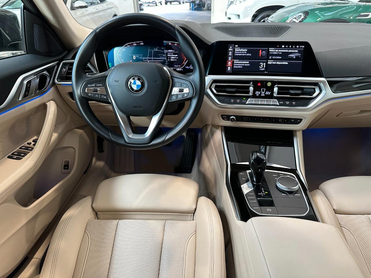 BMW 420 d Gran Coupe mhev 48V Sport-18"-Camera-Carplay-IVA