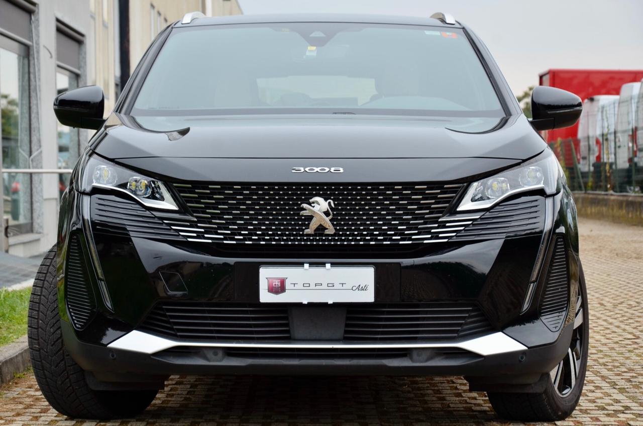 PEUGEOT 3008 1.6 HYBRID4 PLUG IN PHEV GT LINE 300cv AUTO, UFF ITALIANA, EURO 6D, FARI LED, NAVI, RETROCAMERA, PERMUTE