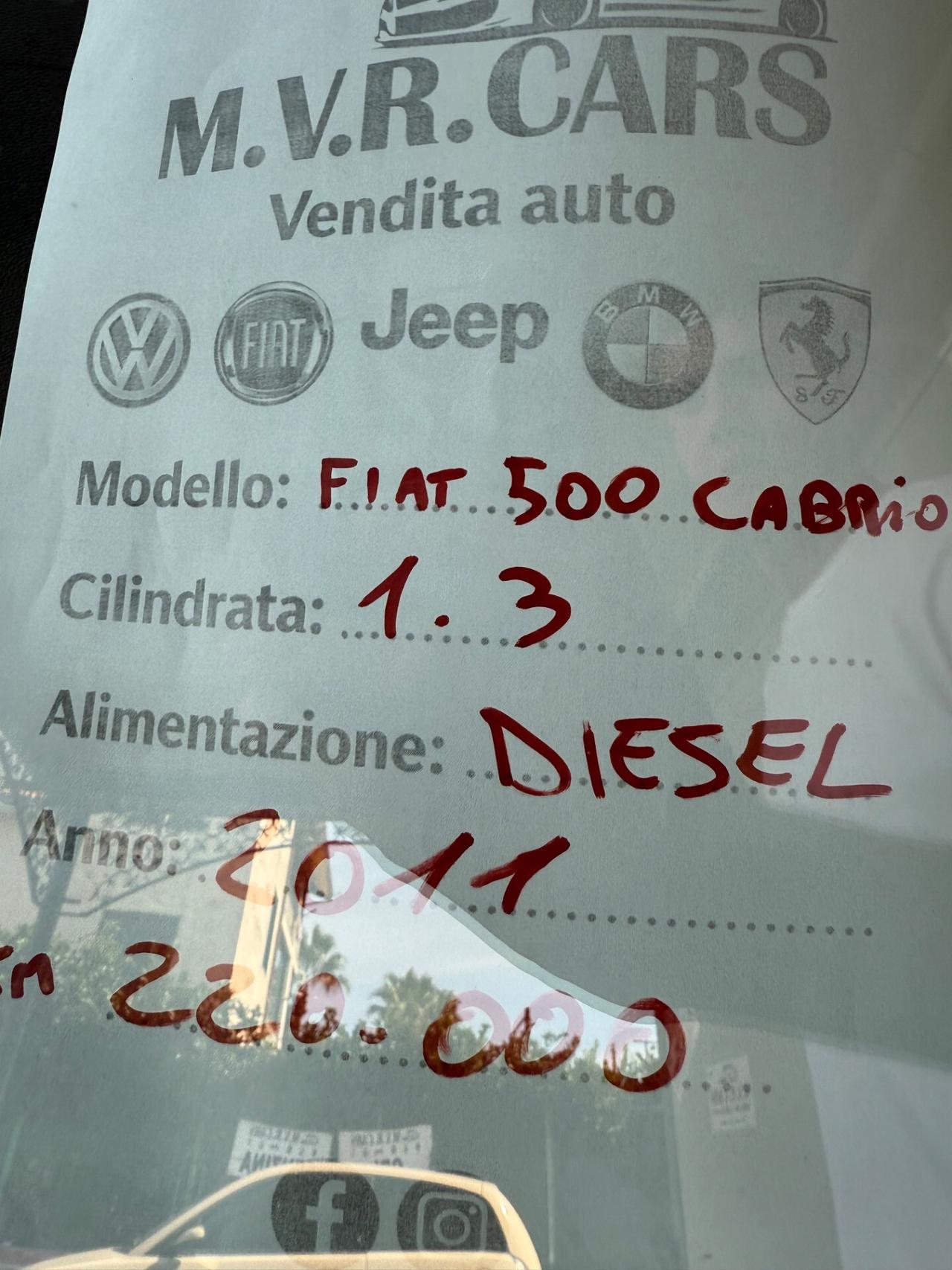Fiat 500 C 1.3 Multijet 16V 95 CV Lounge