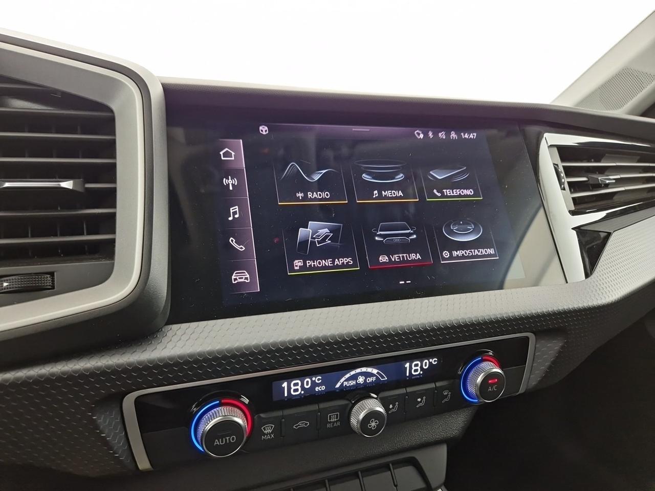 Audi A1 sportback 35 1.5 tfsi identity black s-tronic