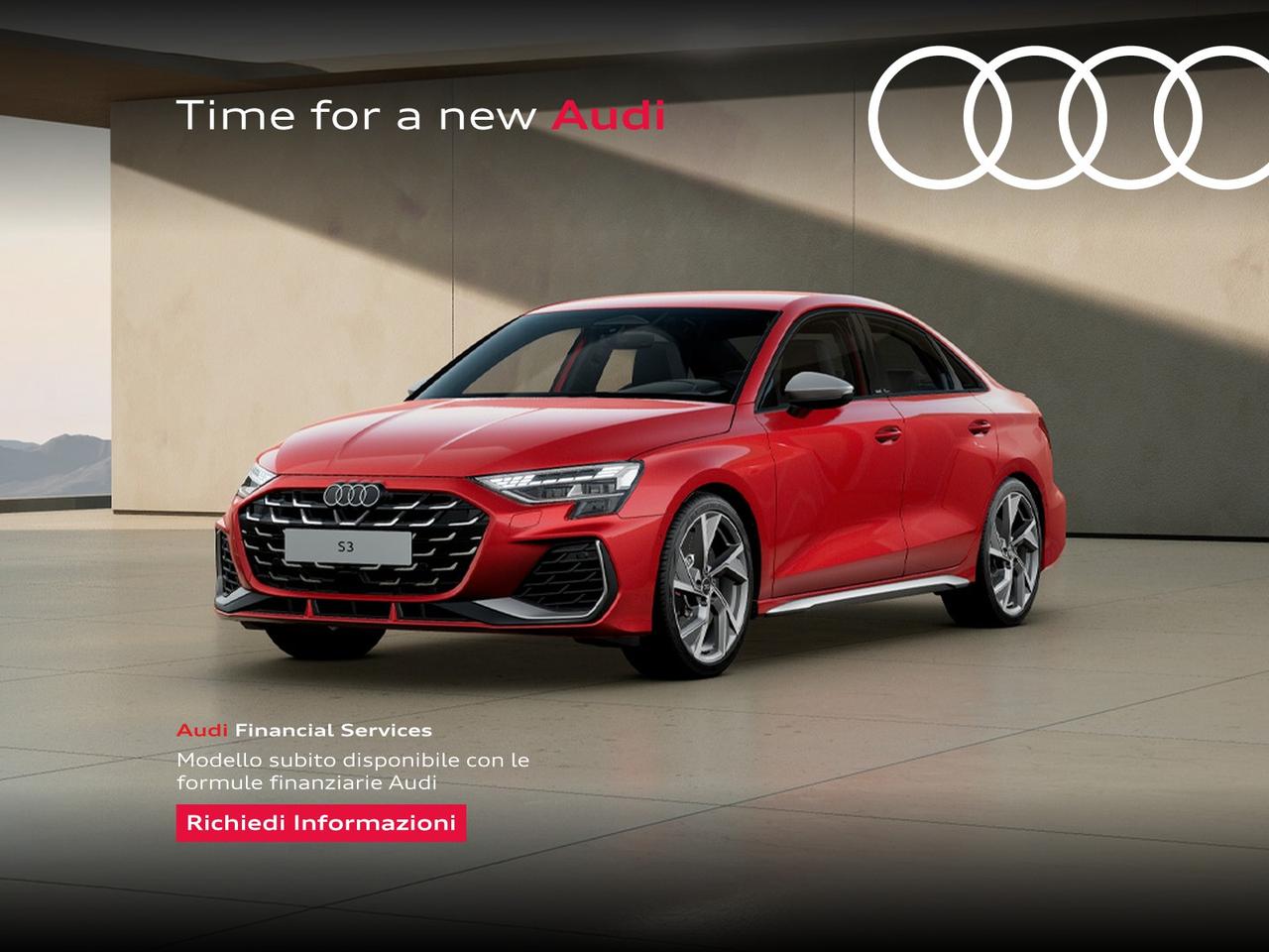 Audi S3 sedan 2.0 tfsi quattro s-tronic