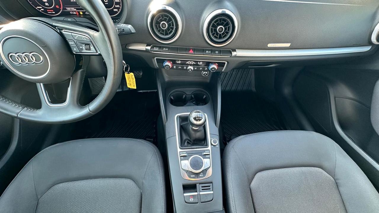 Audi A3 SPB 30 TDI S line Sport UNICO PROPRIETARIO KM CERTIFICATI