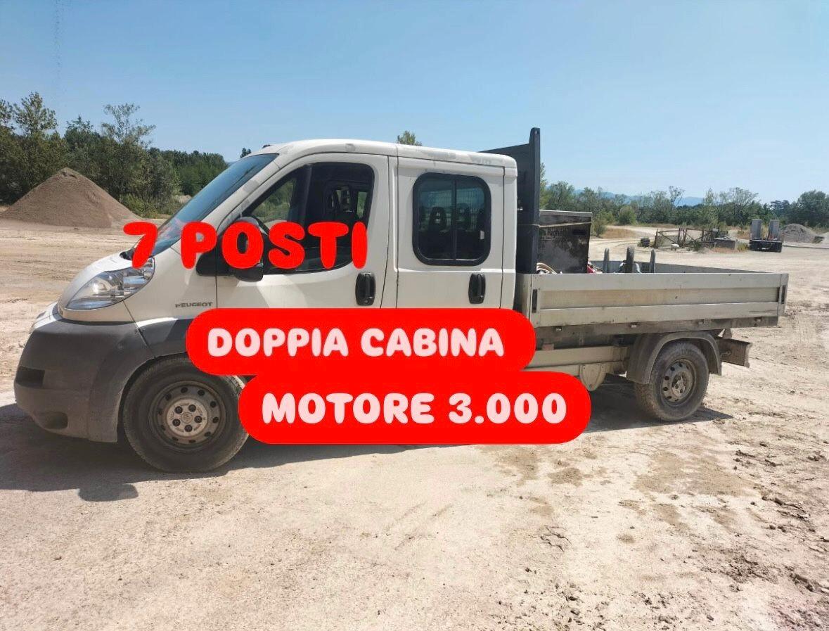 PEUGEOT BOXER 3.0hdi 155cv DOPPIA CABINA CASSONE FISSO