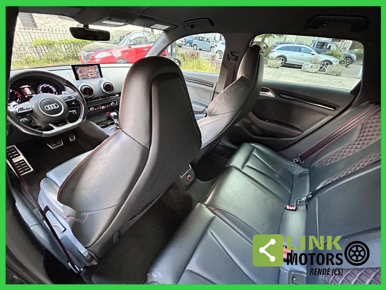 Audi RS 3 SPB 2.5 TFSI quattro 367cv S tronic S line 02/2016