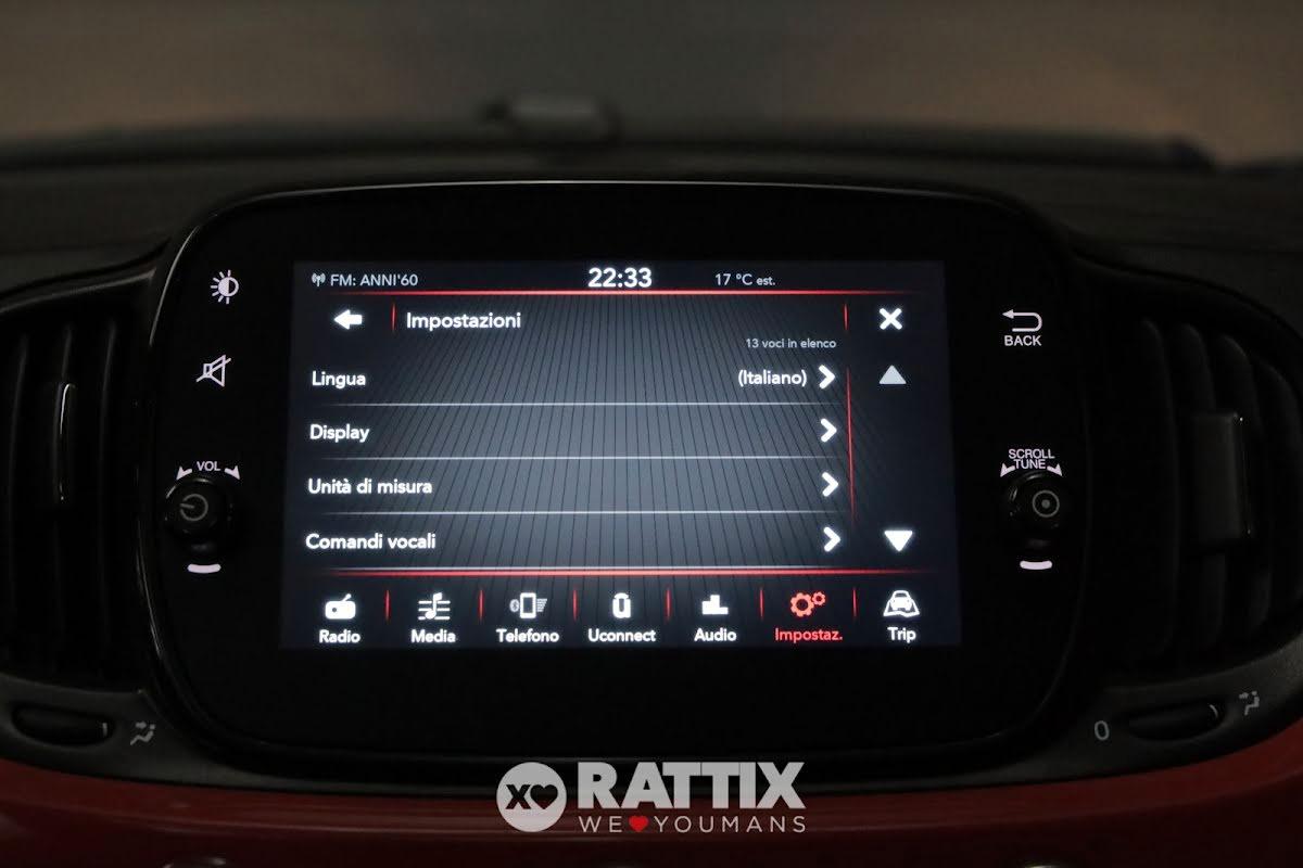 Fiat 500 1.0 Hybrid 70CV Dolcevita + tetto panoramico