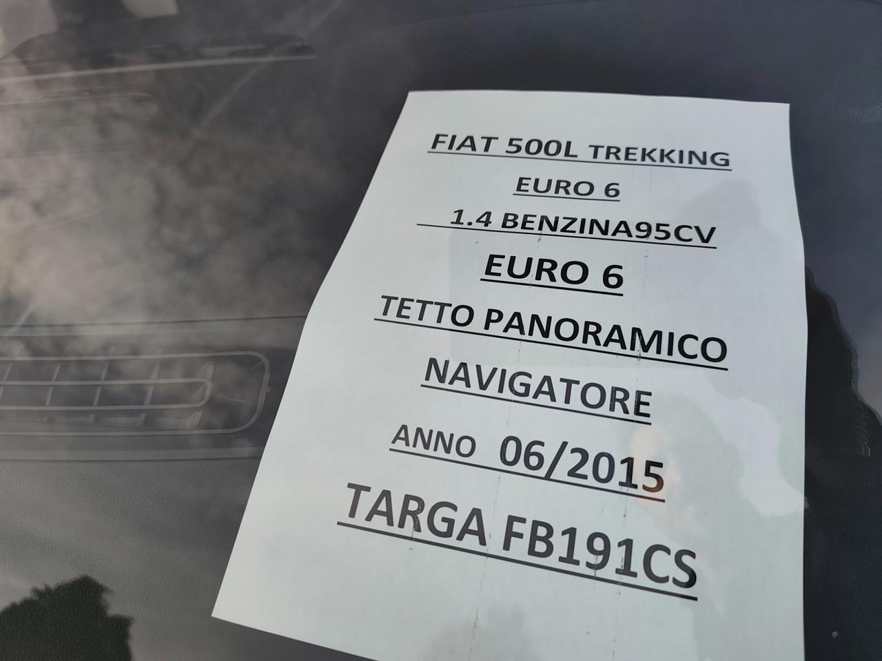 Fiat 500L 1.4 BENZINA 95 CV Trekking BICOLOR