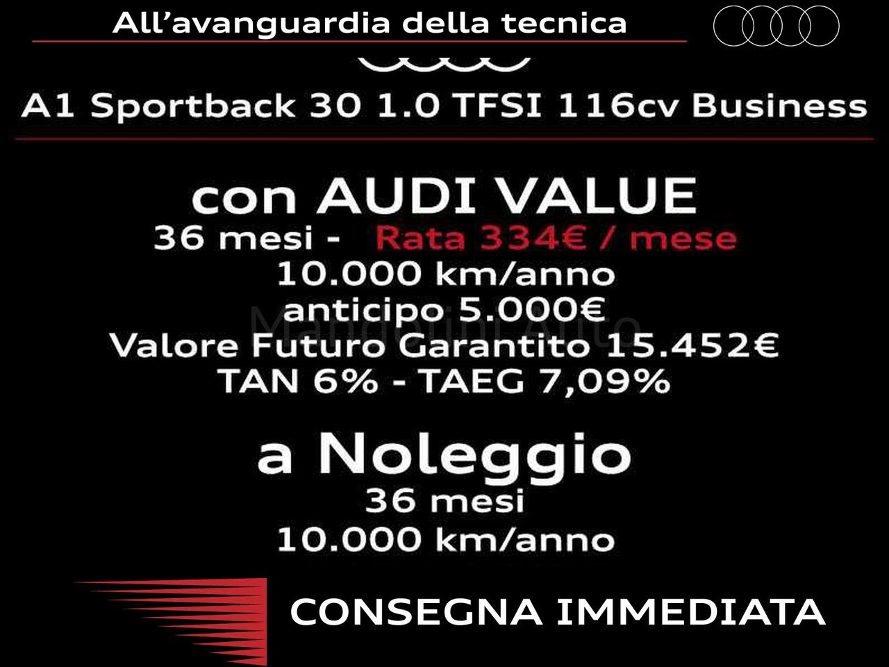 Audi A1 sportback 30 1.0 tfsi 116cv business