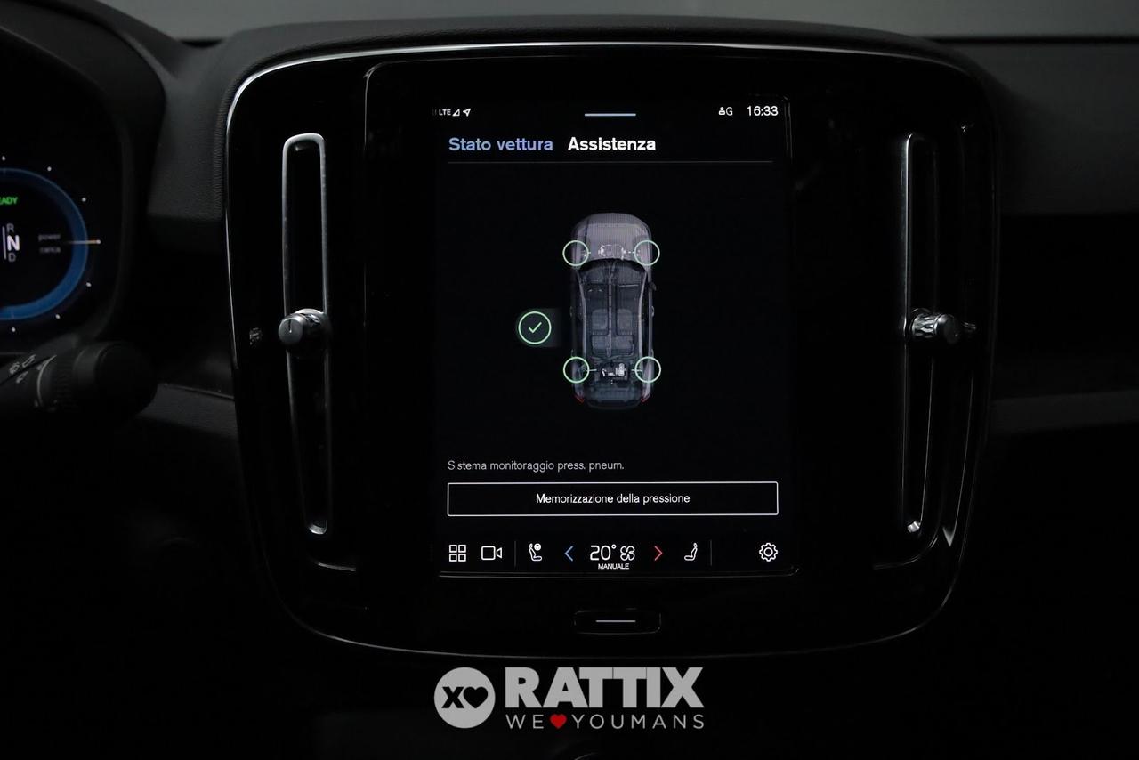 Volvo C40 motore elettrico Twin Motor Ultimate AWD + tetto panoramico