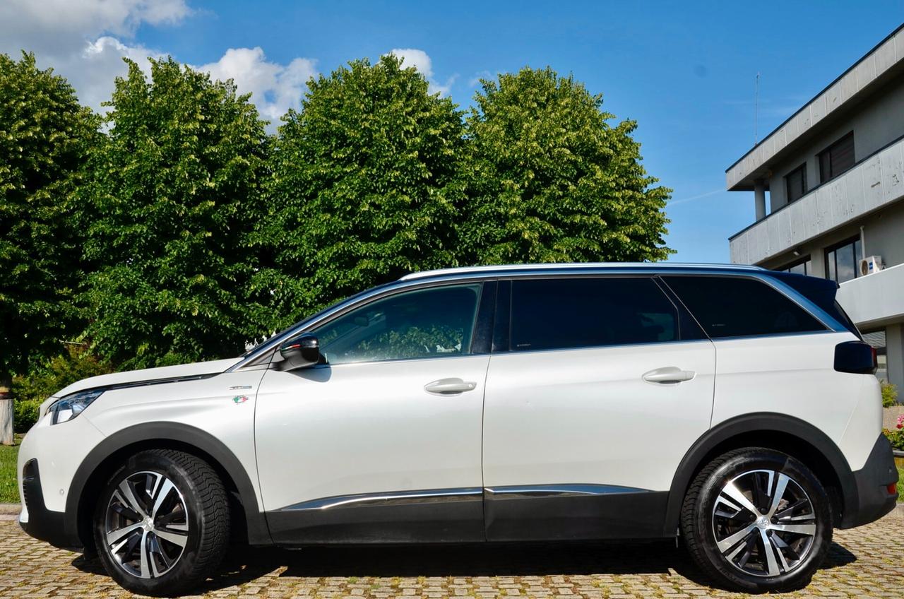 PEUGEOT 5008 1.2 PURETECH GT-LINE 131cv AUTO 7 POSTI, UNICOPROP, SERVICE PEUGEOT, EURO 6D, TETTO, RETROCAMERA 360°, PERMUTE