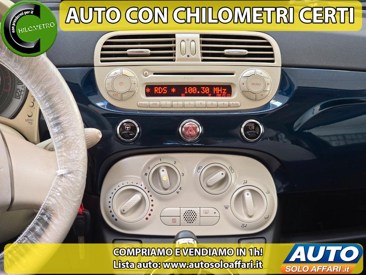 Fiat 500 1.2 CAMBIO AUTOMATICO/TETTO APRIBILE/EURO6B/68.000KM/NEOPATENTATI