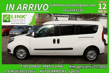 FIAT Doblo MAXI Combi 5posti 1.6 MJT 120CV N1 Lounge /+iva