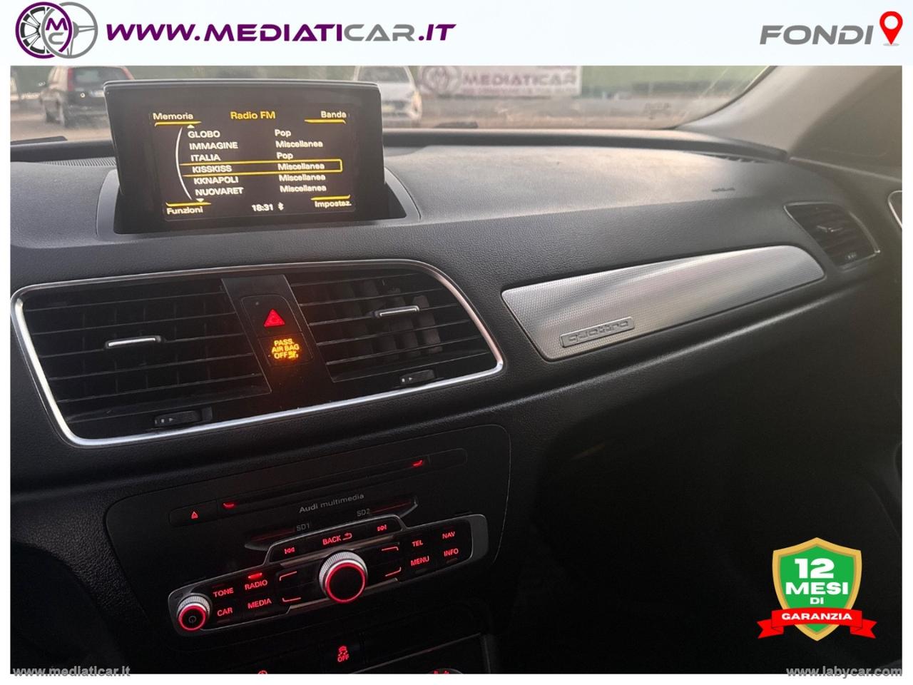 AUDI Q3 2.0 TDI 177 CV quattro S tr. Advanced