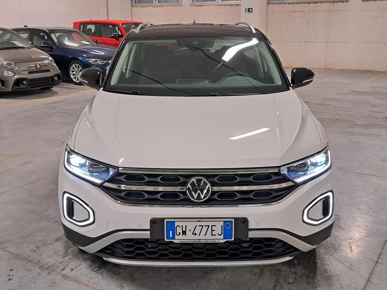 Volkswagen T-Roc 1000 TSI 116CV Style Km.0 Bi-colore Bianco/Nero