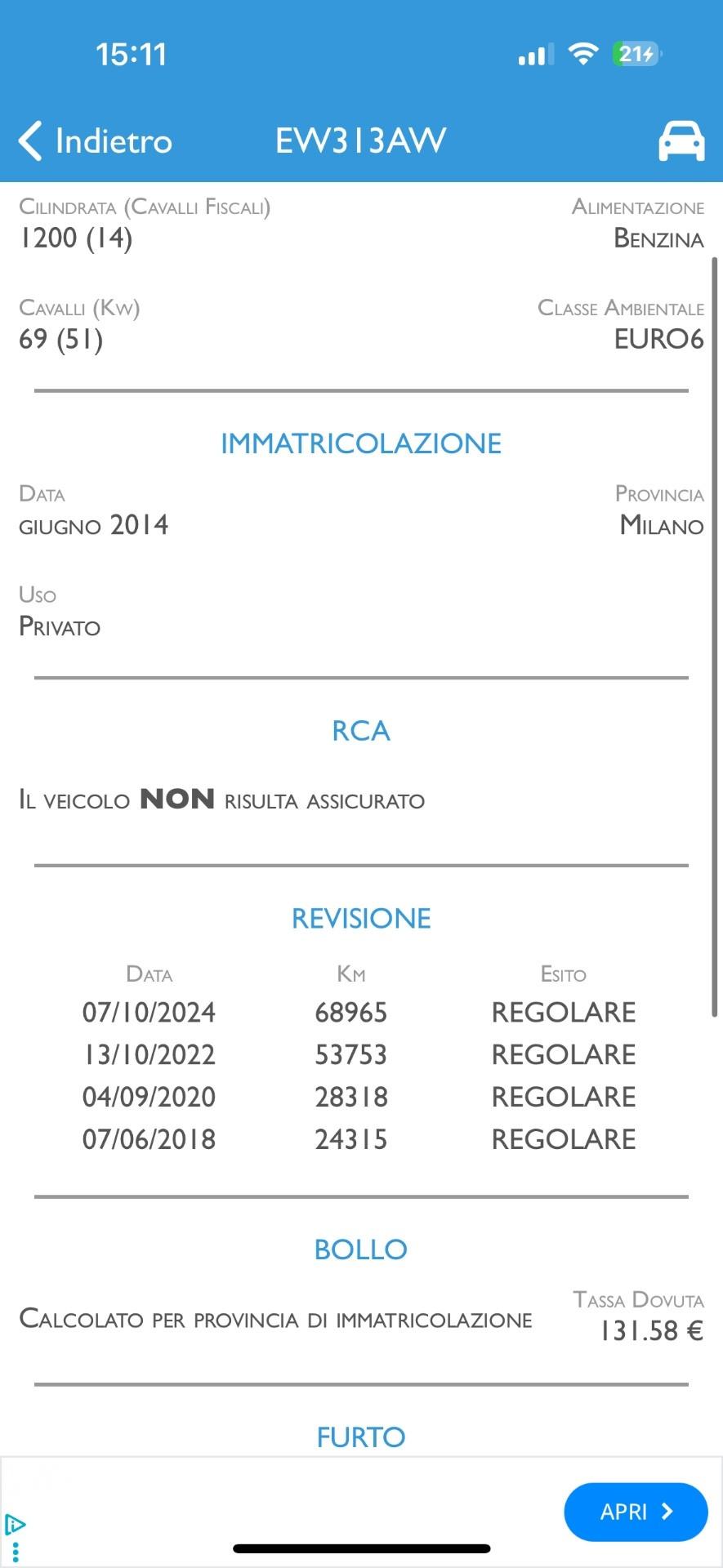 Fiat 500 1.2 Lounge PREZZO REALE