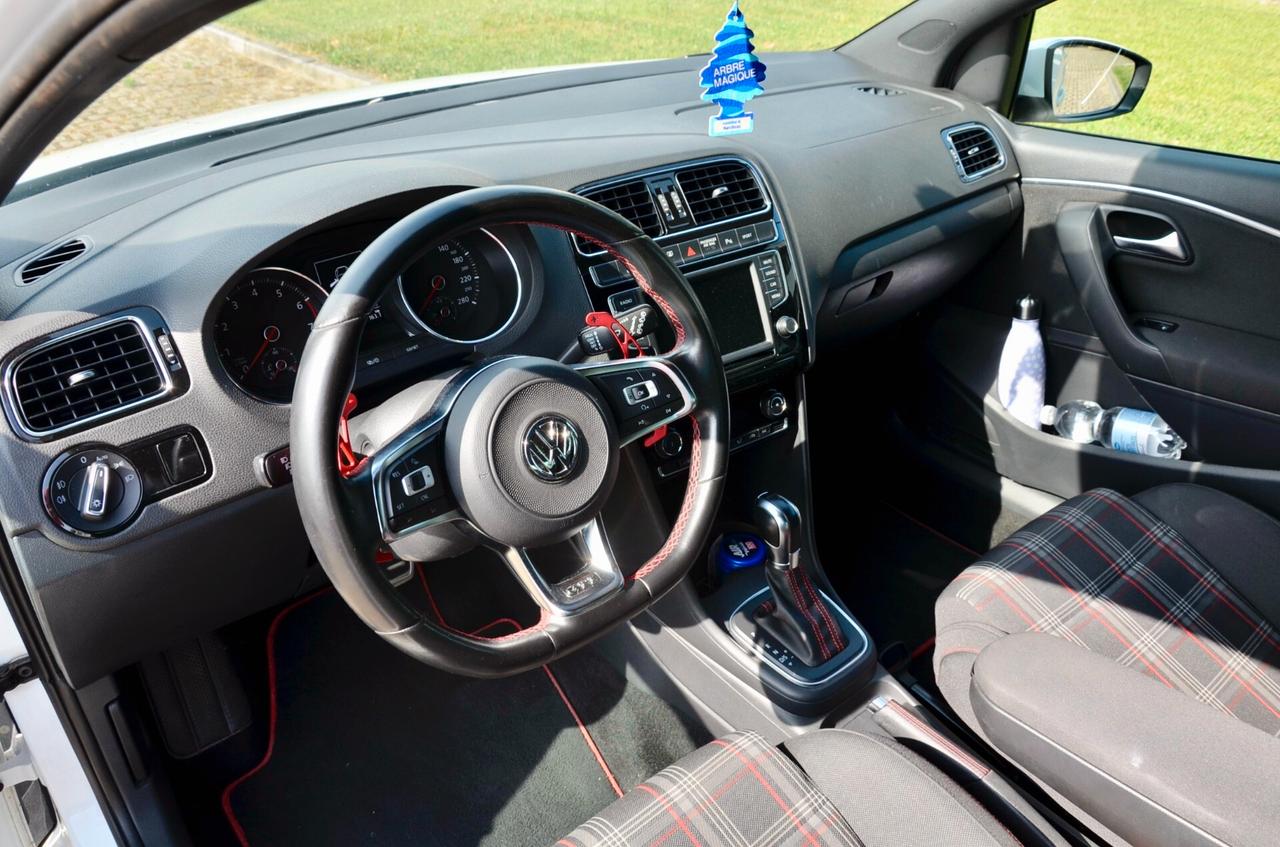 VOLKSWAGEN POLO GTI 5p 1.8 BM 192cv DSG, UFF ITALIANA, FARI LED, APPLE ANDROID, EURO 6B, PERMUTE