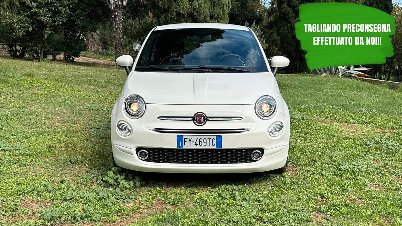 Fiat 500 0.9 TwinAir Turbo 85 CV Lounge NEOP 2019 PERFETTA leggi testo