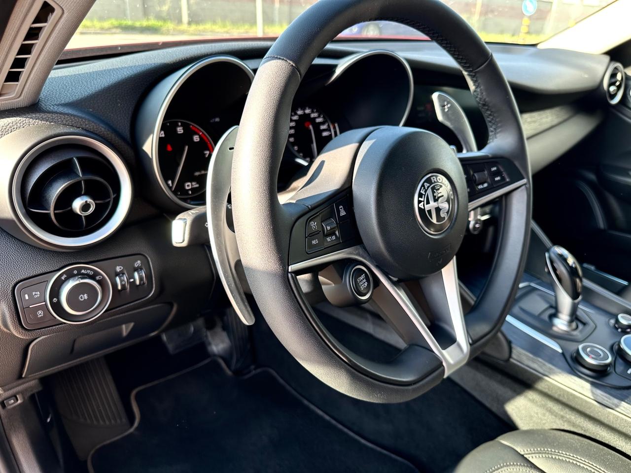 Alfa Romeo Giulia 2.0 Turbo 200 CV AT8 dettagli in Carbonio