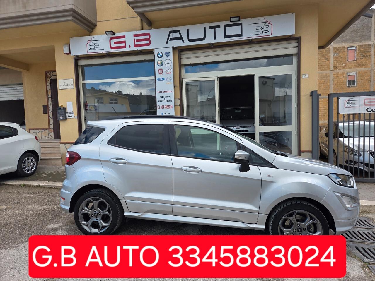 FORD ECOSPORT ANNO 2018 ST-LINE 1.5 TDCI 100 CV KM CERTIFICATI