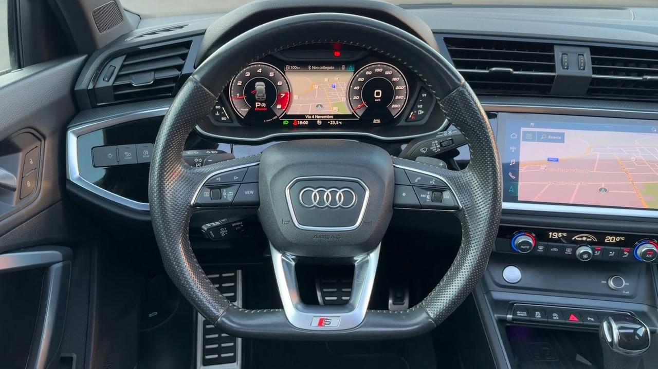 AUDI Q3 QUATTRO 40 2.0 S-LINE S-TRONIC AT7 TFSI 190 CV - VIRTUAL COCKPIT, TETTO, PACCHETTO LUCI