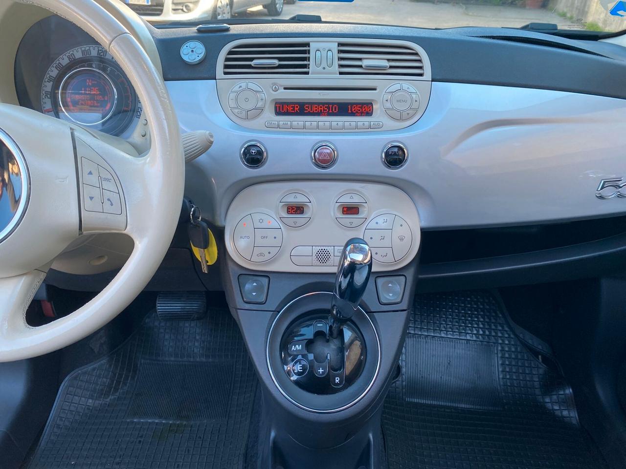 Fiat 500 1.2 benz Lounge 69cv full tetto aprib .2009