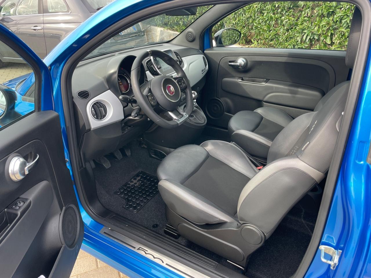 Fiat 500 1.0 Hybrid Connect-sport led-navigatore-cielo nero