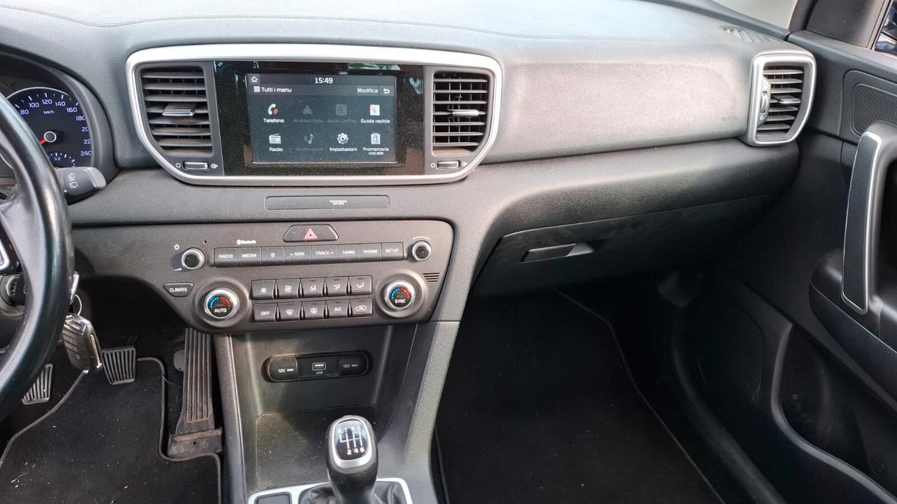 Kia Sportage 1.6 CRDI 115 CV - SINISTRATA