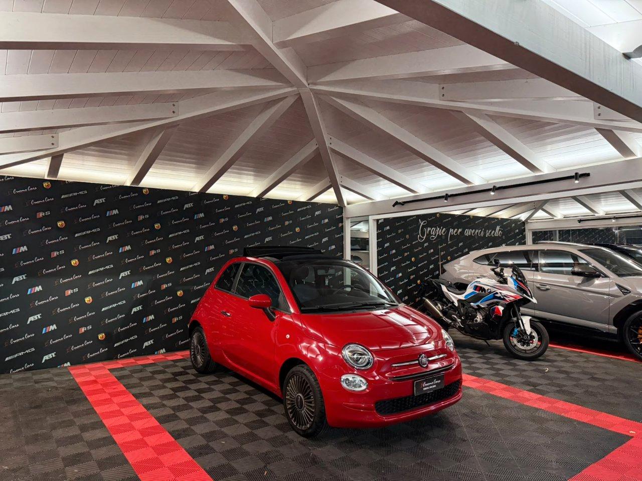 Fiat 500C 1.0 Hybrid Red