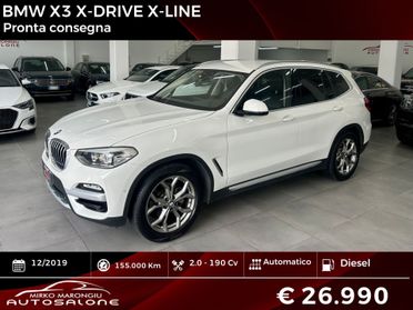 Bmw X3 2.0 190 cv xDrive20d xLine FINANZIABILE