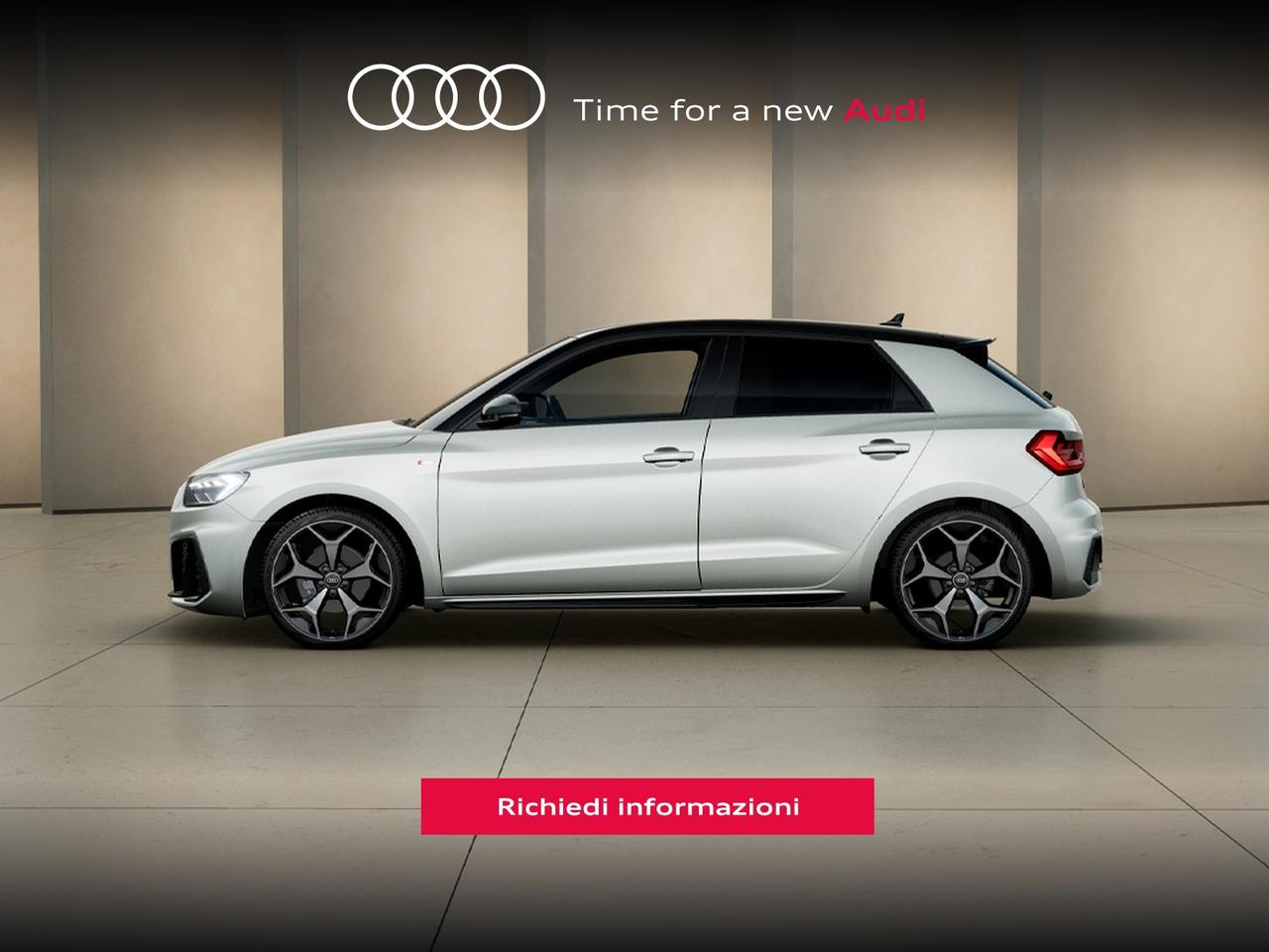 Audi A1 sportback 30 1.0 tfsi identity black 116cv s-tronic
