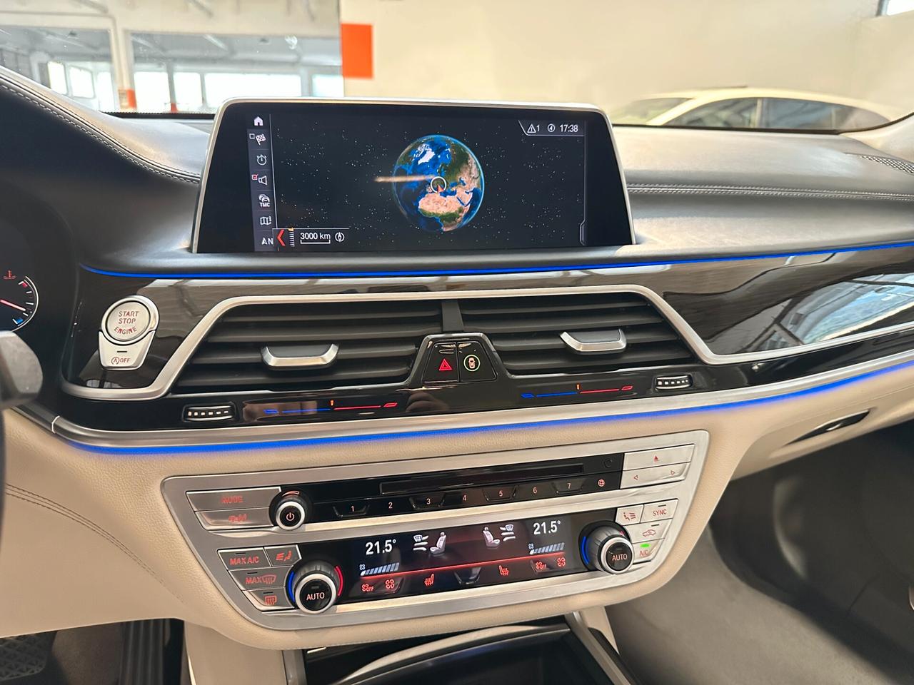 Bmw 725 725d Luxury - Luci Ambiente PELLE BIANCA