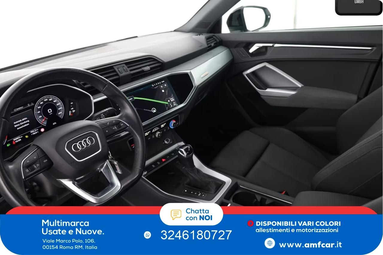 Audi Q3 35 TDI S tronic S line Panoramico telecamera car play