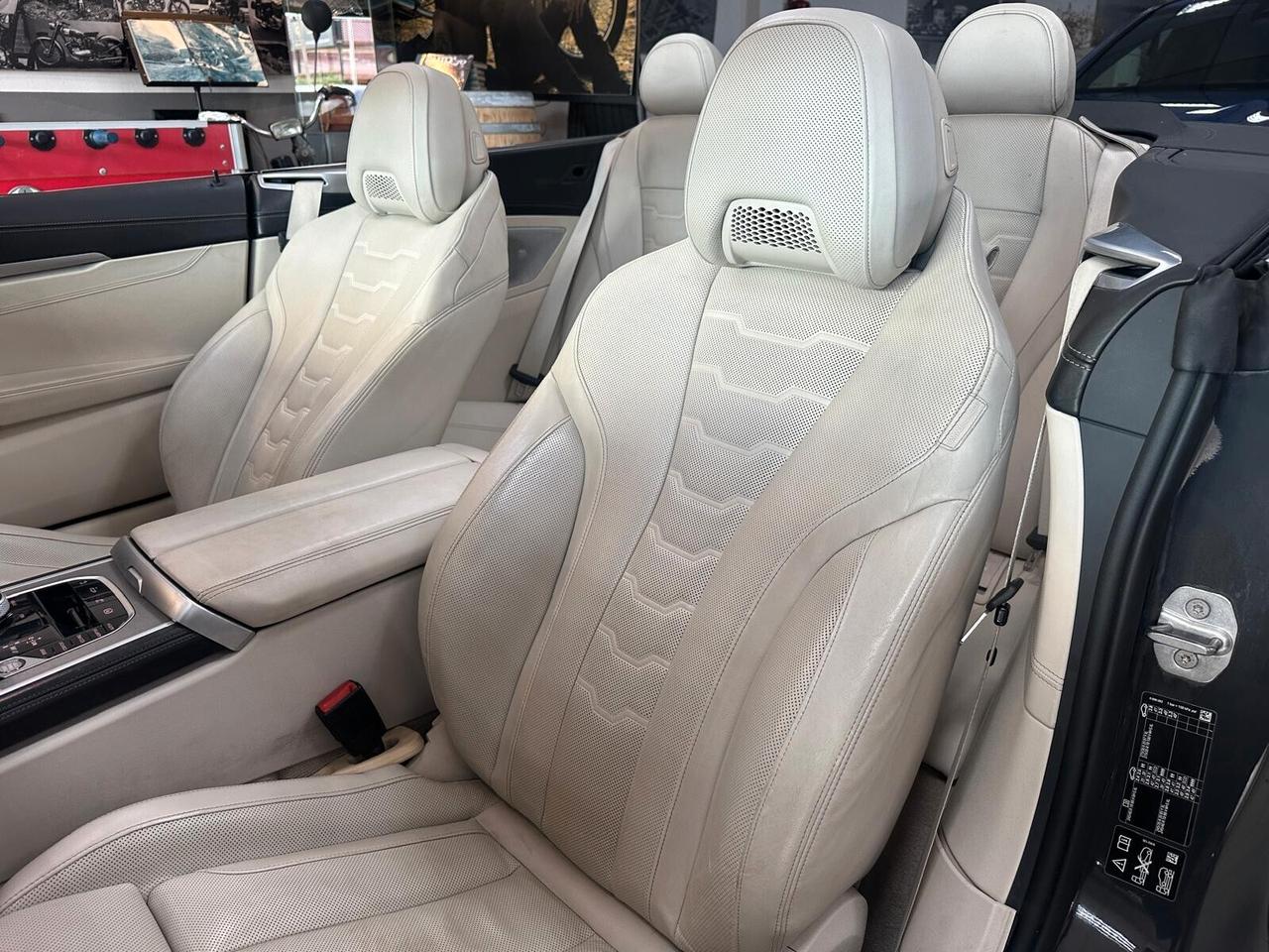 Bmw M 850 CABRIO X-DRIVE FULL PARI AL NUOVO TAGLIANDI UFFICIALI BMW