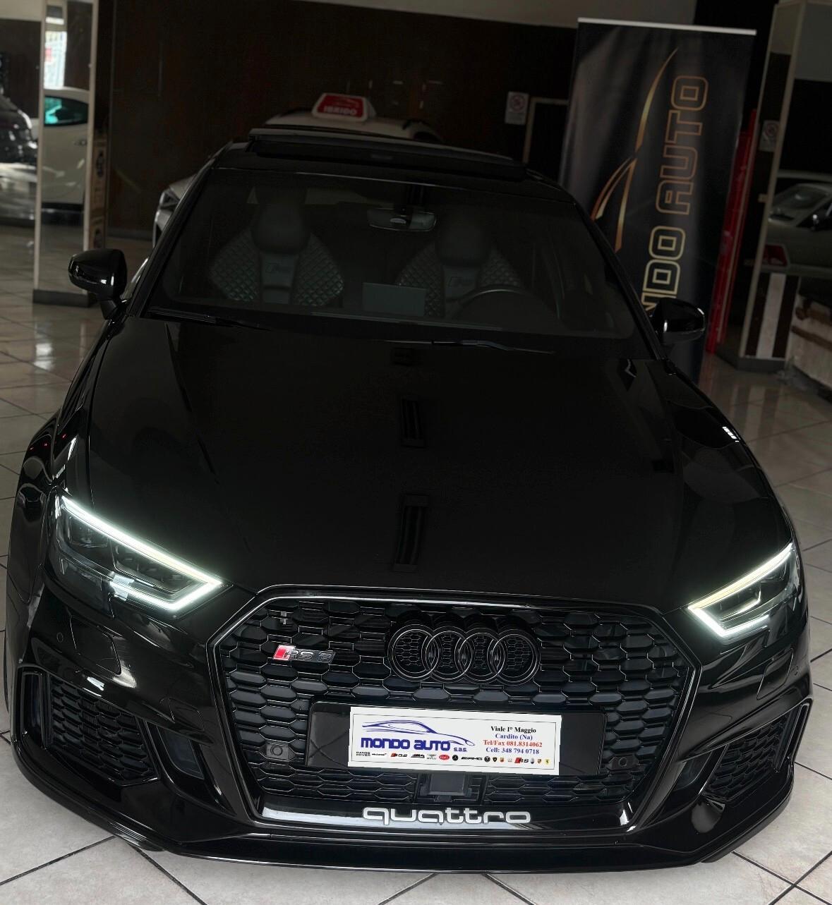 Audi RS3 2.5 TFSI 400 CV QUATTRO S-TRONIC SPORTBACK UFFICIALE