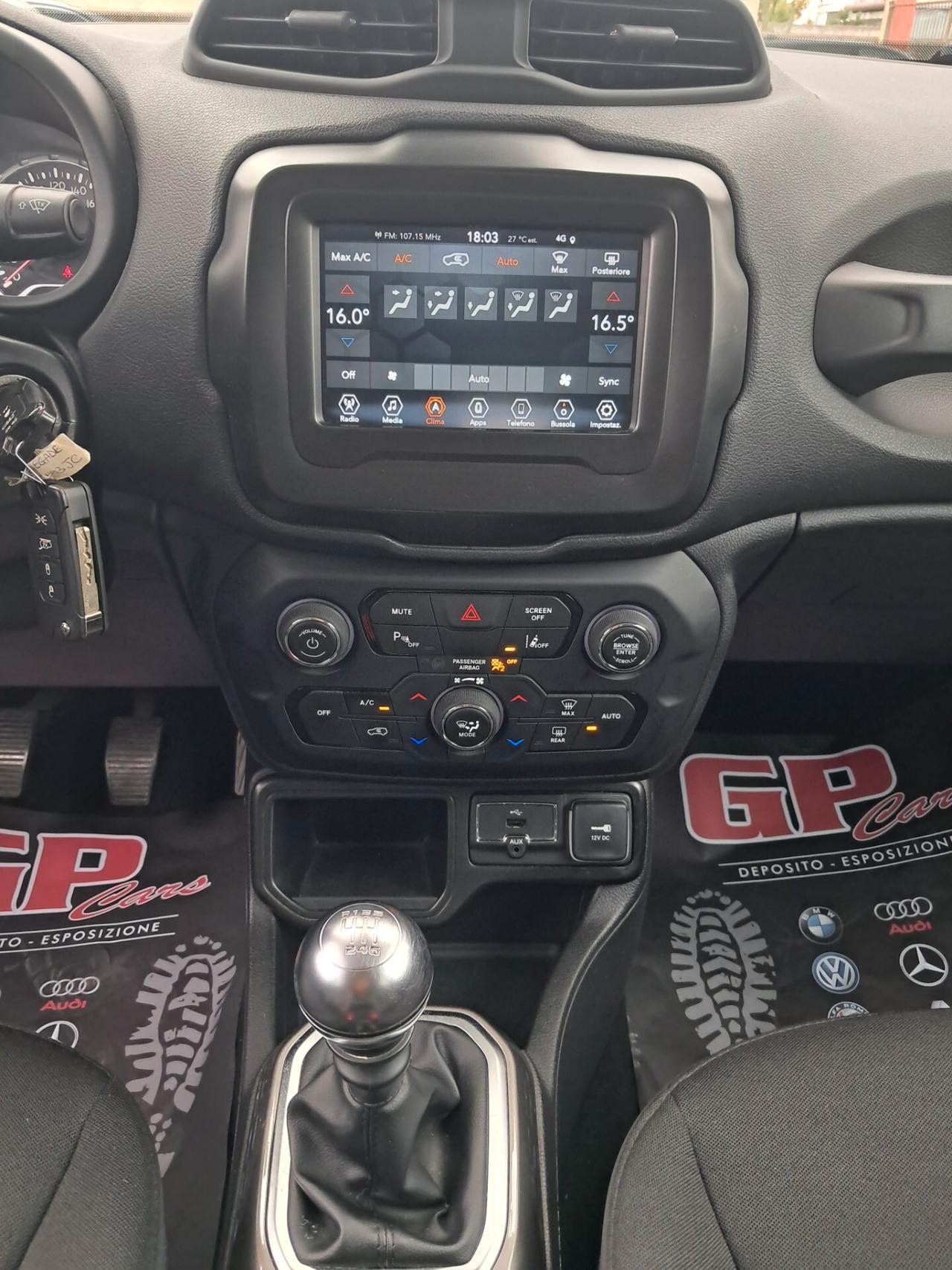JEEP RENEGADE 1.6 M-JET 130cv-LIMITED* CRUISE-LED *