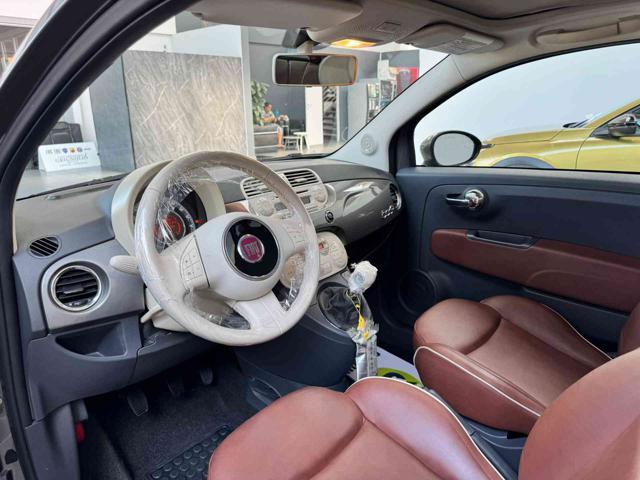 FIAT 500C C 1.2 Lounge Interni Frau in pelle