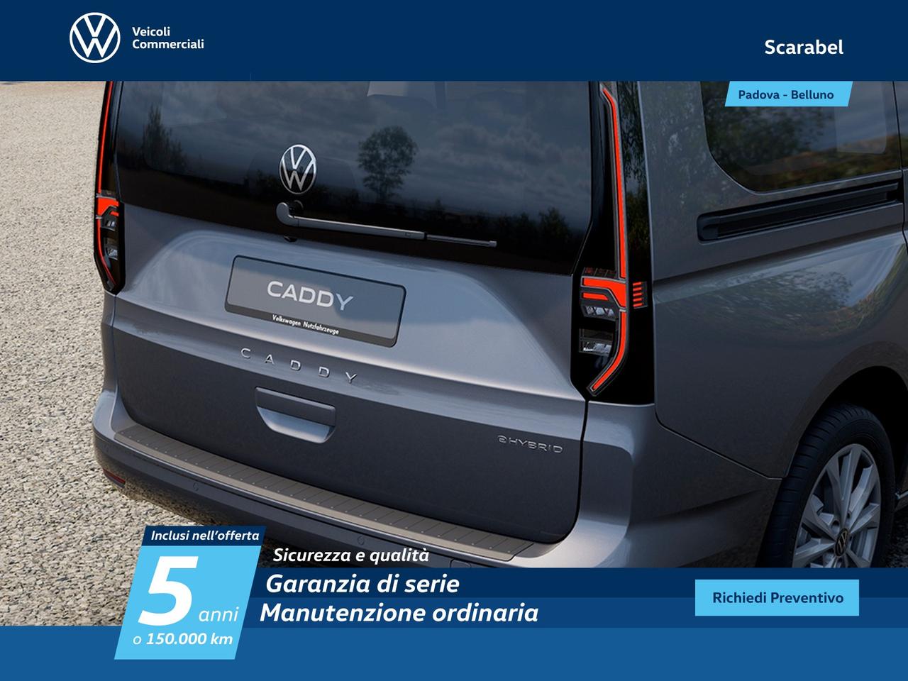 Volkswagen Caddy maxi 1.5 phev 150cv life dsg