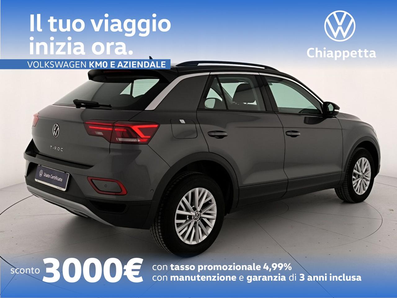 Volkswagen T-Roc 2.0 tdi life 150cv dsg