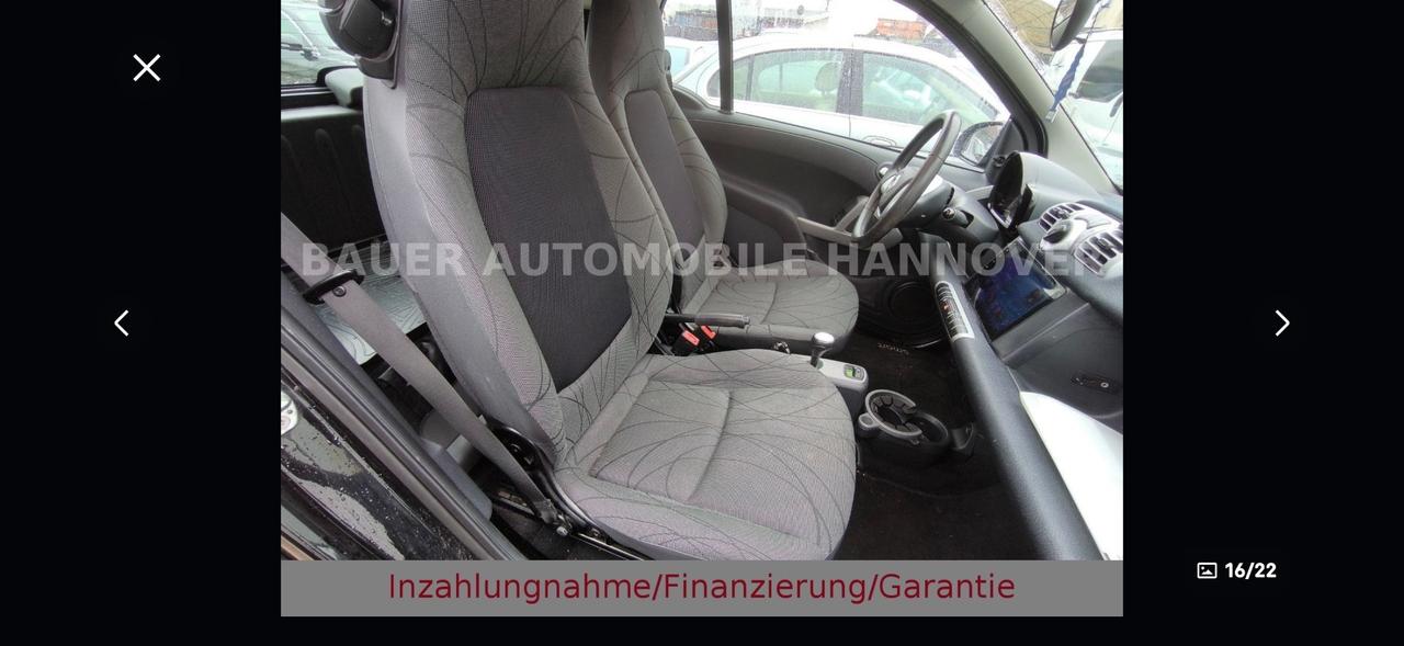 Smart ForTwo 1000 52 kW coupé passion