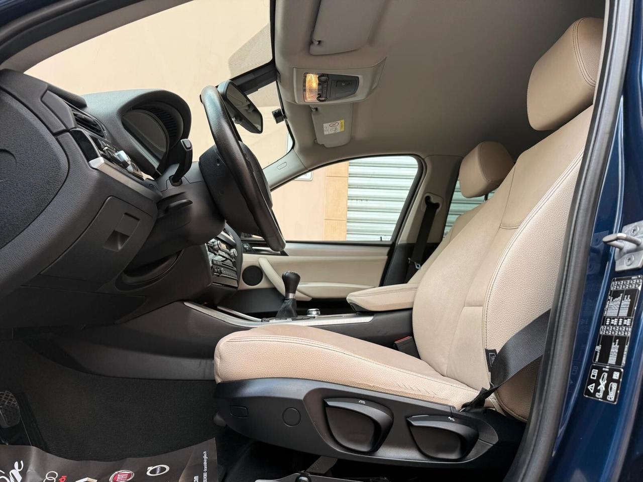 BMW X4 20D X-LINE X-DRIVE 2.0 190CV PELLE NAVI CAM ANNO 2017